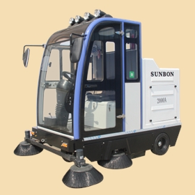駕駛式電動掃地車能原地360度調頭嗎
