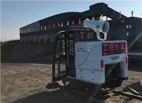 2000AW電動掃地車在山西晉中某洗煤廠上崗